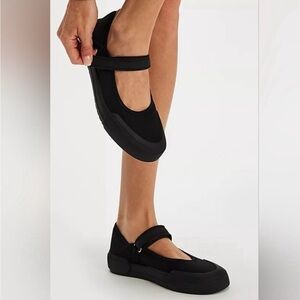 Black Women's Mary Jane Shoes 39